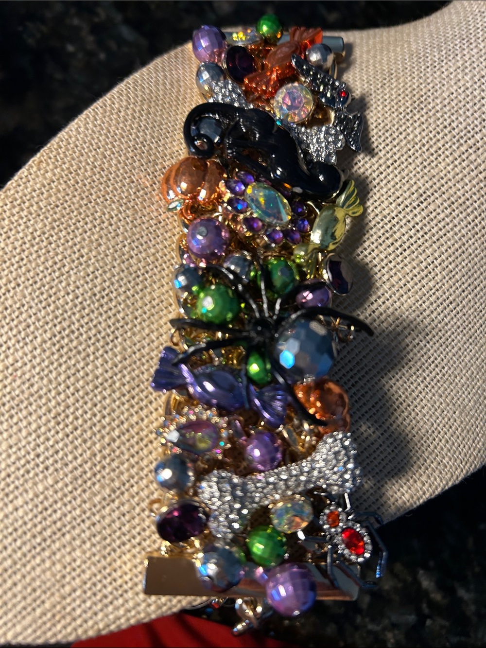 Multicolor Crystal Cluster Bracelet - Women Jewelry🎃🎃🎃🎃